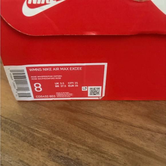 Women’s Nike Air Max Size 8. Pink Oxford Rose - Picture 7 of 9